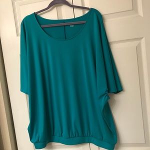 Lane Bryant teal top